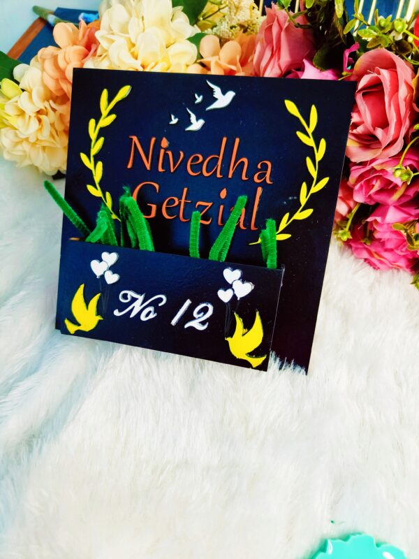 Elegant Personalized Name Board – Custom Acrylic & MDF Signs for Home and Office Decor - Image 7